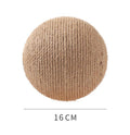 Wooden Cat Scratcher With Sisal Rope Ball - Multi-Functional Cat Scratching Post And Toy-5