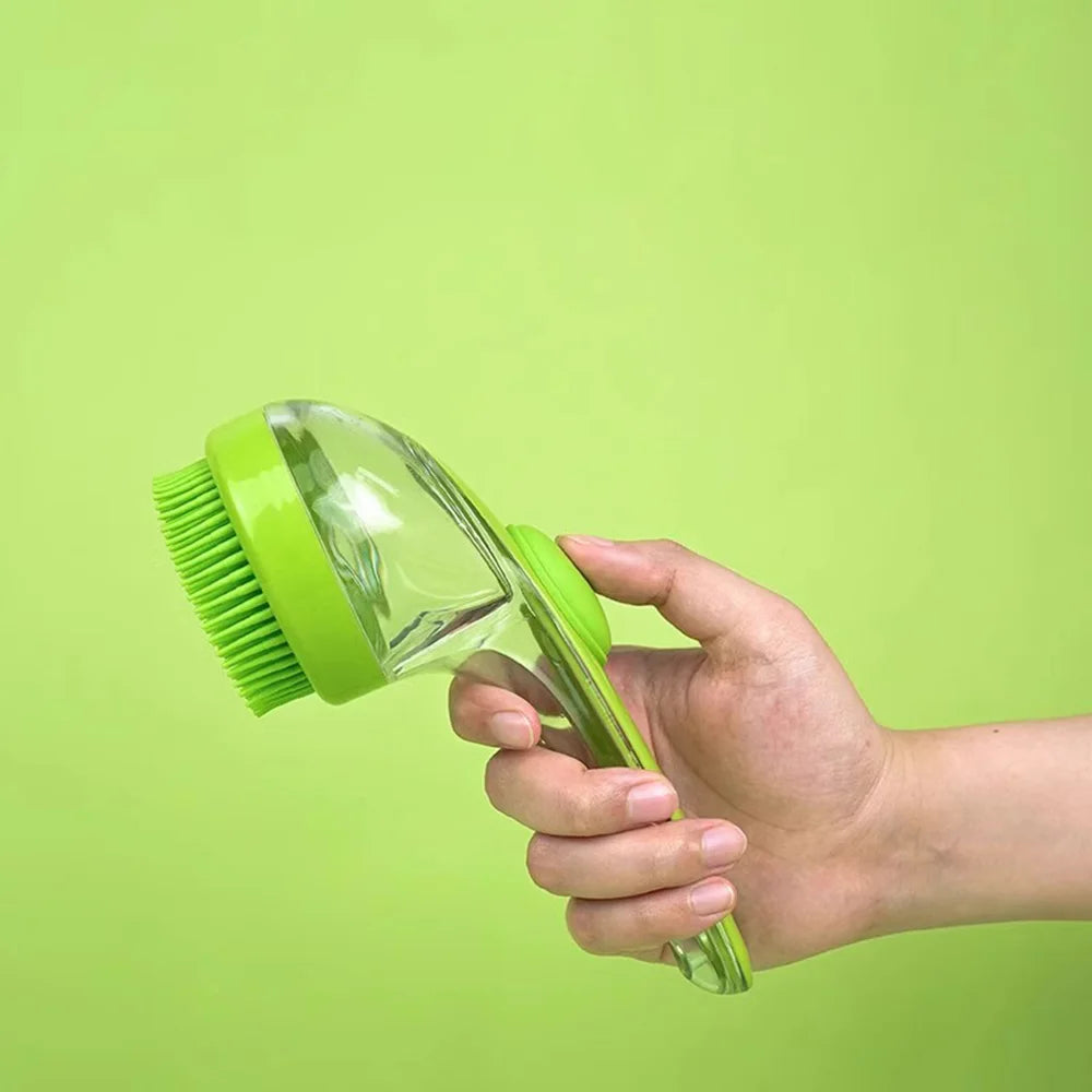 Escova de Banho para Cães e Gatos - Massagem e Limpeza Profunda