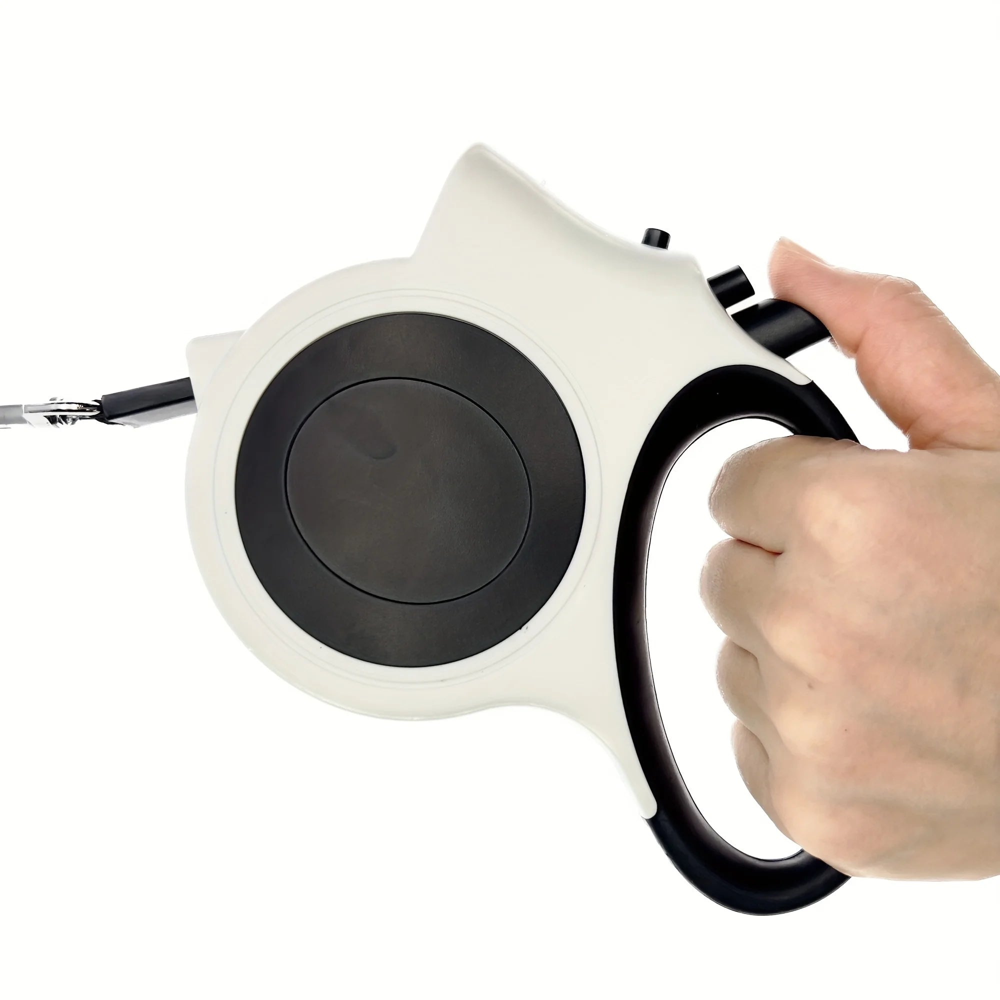 Trela Retrátil Luminosa para Cão - 16 pés Ajustável - Ideal para Passeios Noturnos