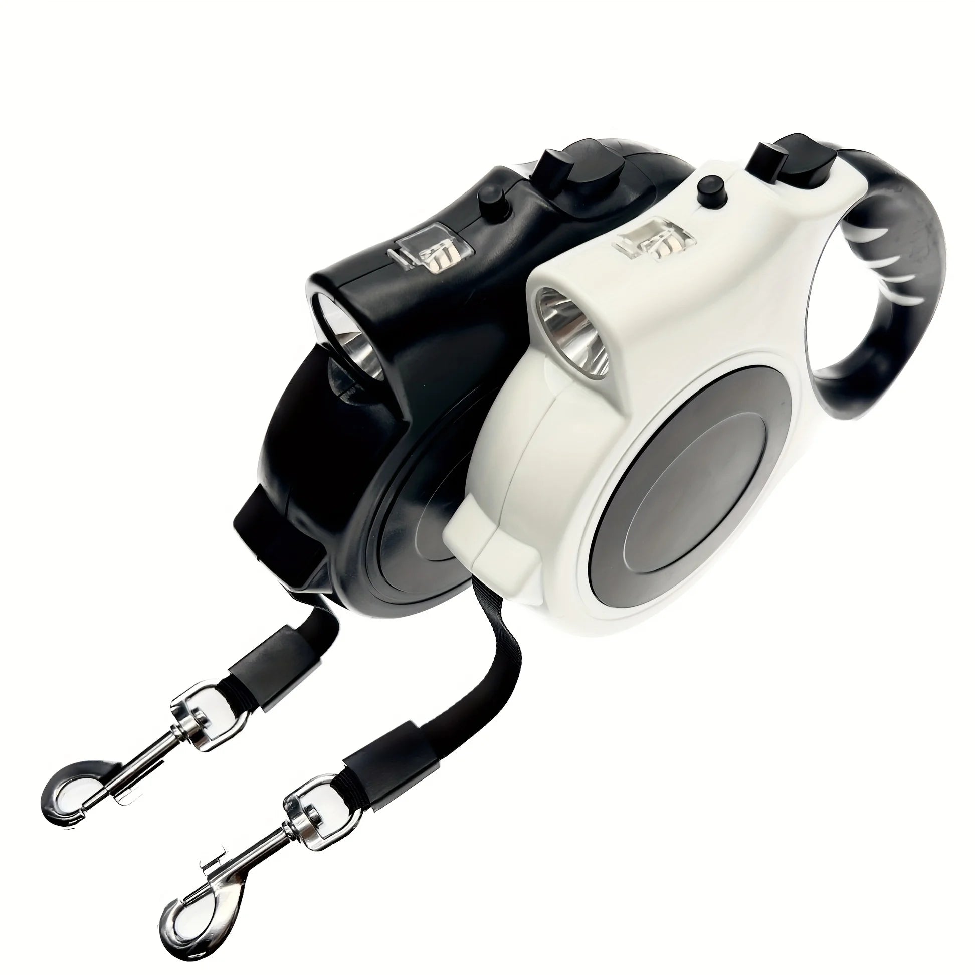 Trela Retrátil Luminosa para Cão - 16 pés Ajustável - Ideal para Passeios Noturnos