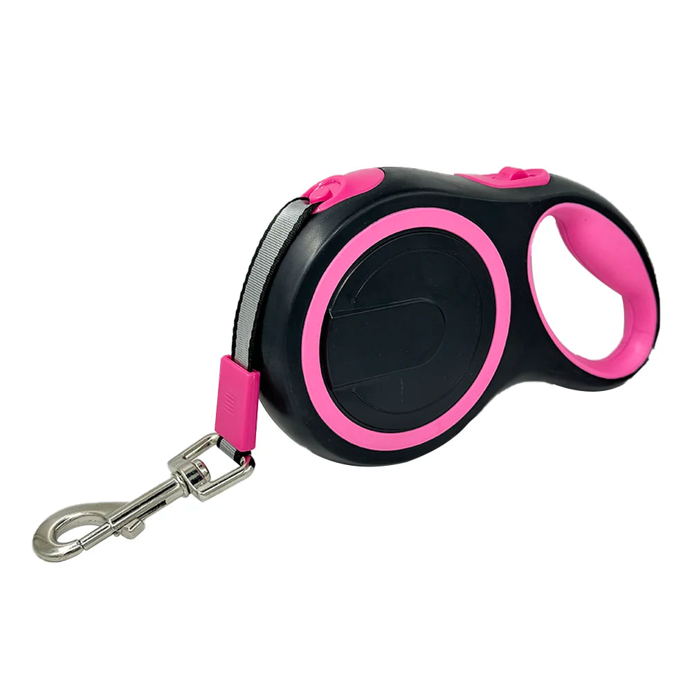 Trela Retrátil para Cão - 5 a 8 Metros - Ideal para Passeios