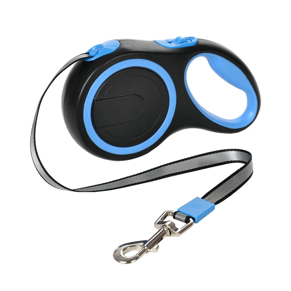 Trela Retrátil para Cão - 5 a 8 Metros - Ideal para Passeios
