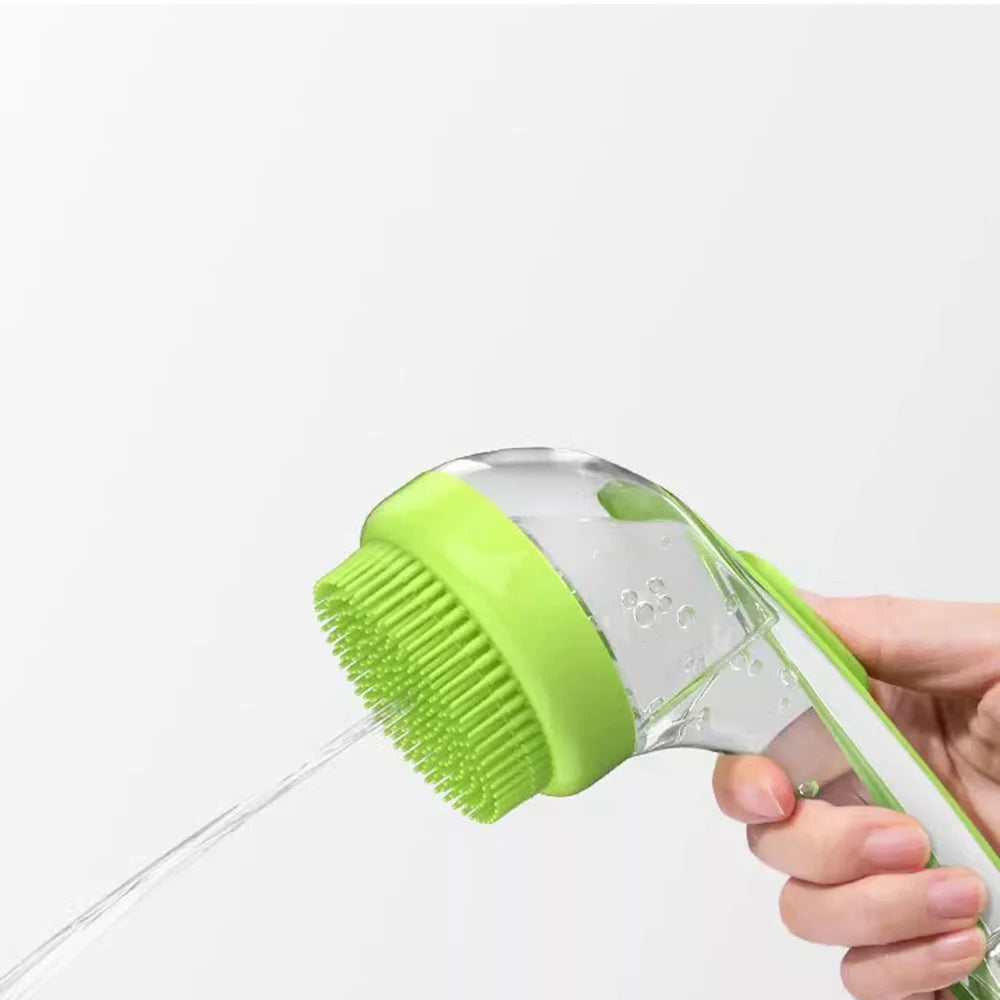 Escova de Banho para Cães e Gatos - Massagem e Limpeza Profunda